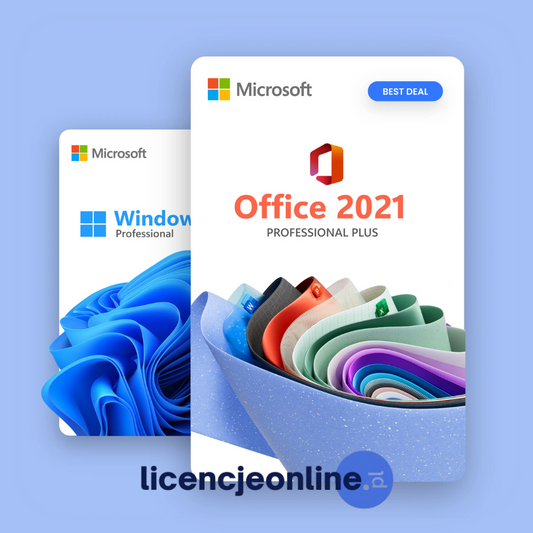 Licencja Windows 11 Pro + Office 2021 Pro Plus